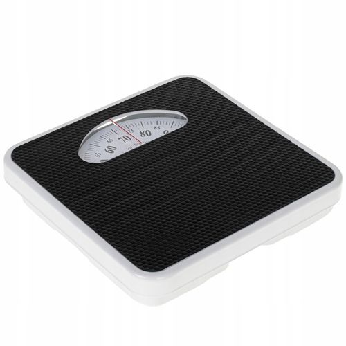 Klasyczna Waga Łazienkowa Mechaniczna Czarna Analogowa 136kg Prosta Obsługa na Arena.pl