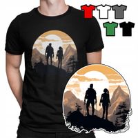 KOSZULKA T-SHIRT MĘSKI WZORY WYBÓR - WSPINACZKA GÓRY WĘDRÓWKA HOBBY - S