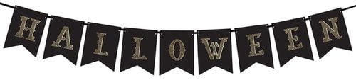 baner halloween, czarny, 20x175cm na Arena.pl