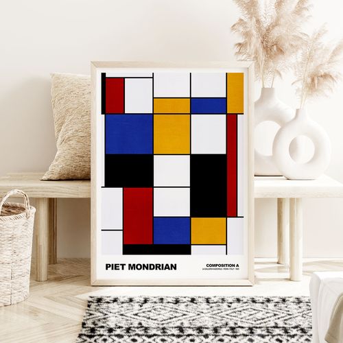 Plakat bauhaus mondrian 70x100 cm na Arena.pl