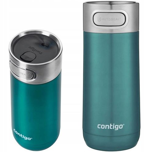 KUBEK TERMICZNY CONTIGO LUXE 360 ml TURKUSOWY na KAWĘ HERBATĘ NAPOJE na Arena.pl