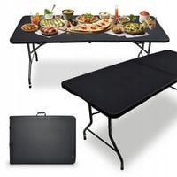 Stół Cateringowy Składany Ogrodowy 180 cm Bankietowy Walizka