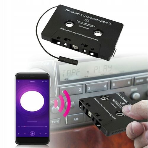 ADAPTER KONWERTER TRANSMITER BLUETOOTH 5.0 BT KASETA na Arena.pl