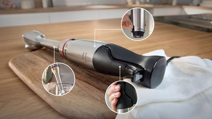 Blender ręczny z pojemnikiem Bosch ErgoMaster Serie 6 1200W Stalowe ostrze zdjęcie 6