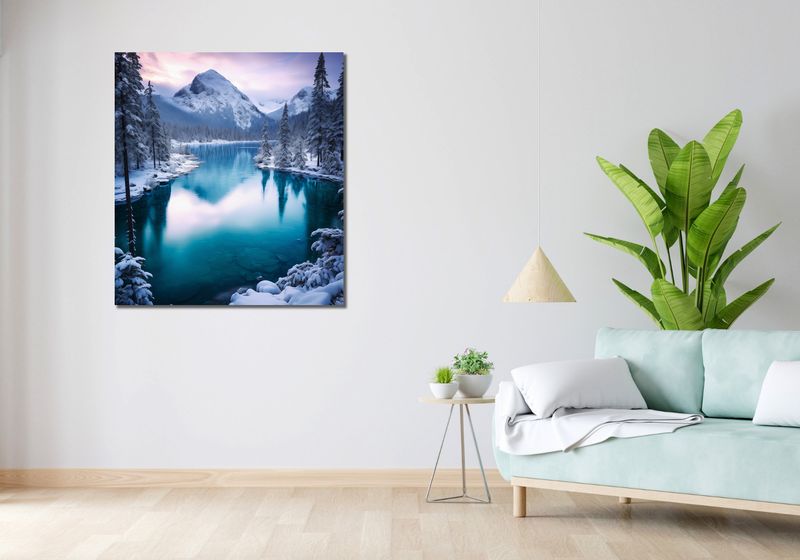 Obraz 90x100cm Górzyste Prześwity zdjęcie 2