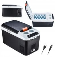 LODÓWKA turystyczna KOMPRESOROWA SAMOCHODOWA 15,3L -22°C 12V/24V/230V LED