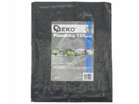 PLANDEKA UNIWERSALNA WZMACNIANA GRUBA 12x15 M SZARA GEKO G70572 120 g/mkw