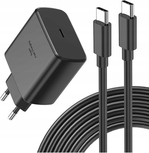 SZYBKA ŁADOWARKA DO TELEFONU SAMSUNG KOSTKA PD 45W + KABEL USB-C 2M na Arena.pl
