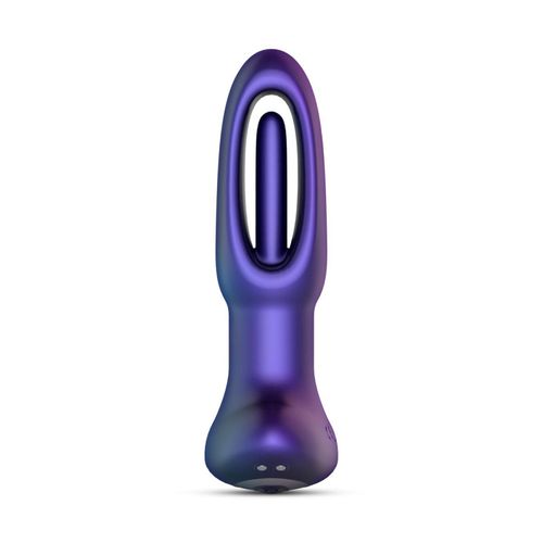 hueman - voyager vibrating butt plug with tapping - purple na Arena.pl