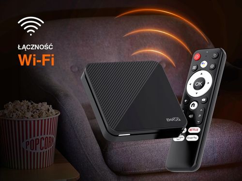 SMART BOX TV 4K ANDROID 14 WIFI BLUETOOTH Odtwarzacz multimedialny na Arena.pl