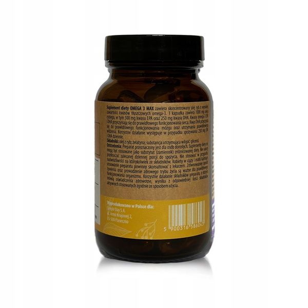 Suplement diety Twój Cel To Omega 3 Max 60 kapsułek zdjęcie 3