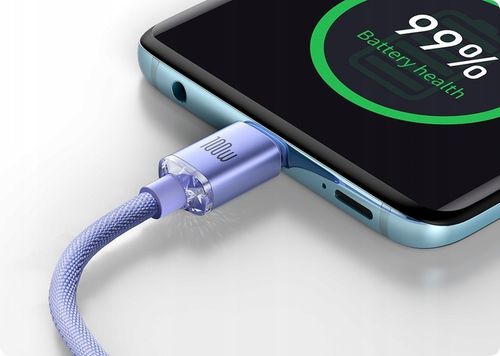 BASEUS MOCNY KABEL USB-C SZYBKIE ŁADOWANIE TYPE-C PD 100W QC 3.0 5A 1.2M na Arena.pl