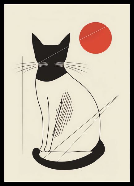 Plakat 29,7x42cm Czerwony Krąg zdjęcie 2