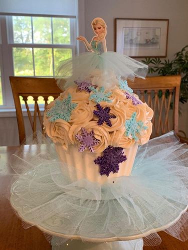 Topper Urodzinowy na tort Kraina Lodu 3D DEKORACJA NA IMPREZĘ URODZINOWĄ na Arena.pl