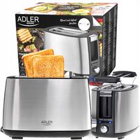 Toster Opiekacz Na 2 Kromki Grzanki Regulacja 900W