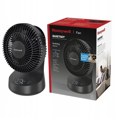 WENTYLATOR WIATRAK BIURKOWY HONEYWELL HTF337 5TRYBÓW CICHA PRACA TIMER na Arena.pl