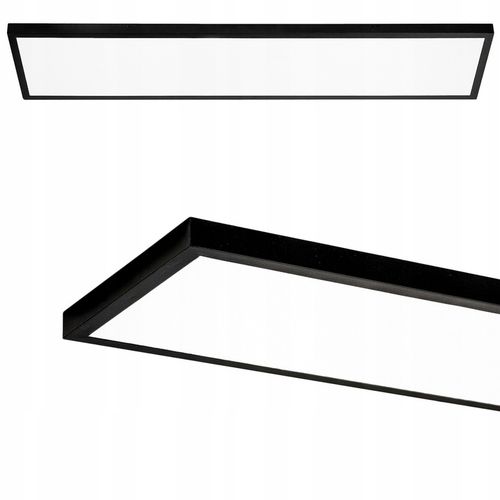 PANEL LED SUFITOWY 120x30 50W NATYNKOWY CZARNY CCD na Arena.pl