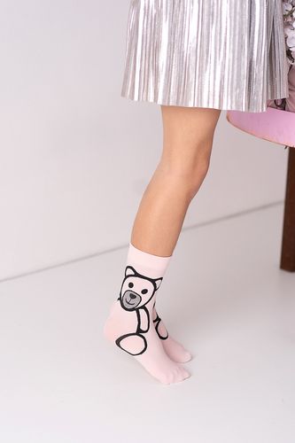 SKARPETKI DZIEWCZĘCE BEAR 40 DEN uni bianco na Arena.pl