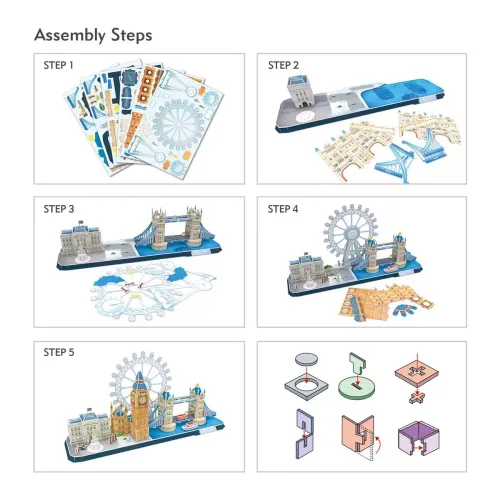 Puzzle 3D 107 elementów. City Line. London na Arena.pl