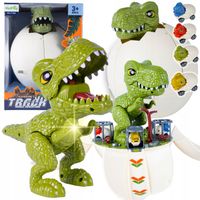 JAJKO DINOZAURA WYKLUWAJĄCY SIĘ JAJO DINOZAUR WYRZUTNIA TOR ZJAZDOWY 2W1