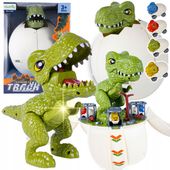 JAJKO DINOZAURA WYKLUWAJĄCY SIĘ JAJO DINOZAUR WYRZUTNIA TOR ZJAZDOWY 2W1