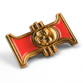 Rozeta Inkwizytorska | 6 cm | Metal | Przypinka | Warhammer 40k