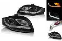 LAMPY REFLEKTORY AUDI A4 B7 2004-2008 LEDOWE Kierunkowskazy H9 W Komplecie