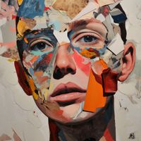 Plakat 80x80cm Podział Samego Siebie