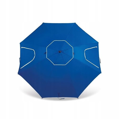 PARASOL PLAŻOWY Ogrodowy z POKROWCEM Niebieski DUŻY Tadar Deluxe XL 240 cm na Arena.pl