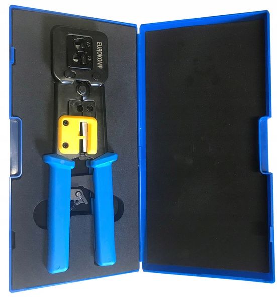 Zaciskarka 6P 8P wtyków przelotowych RJ45 PRASKA zdjęcie 5