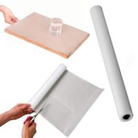 Uniwersalna mata antypoślizgowa ochronna do szuflad szafek biała 50x150 cm