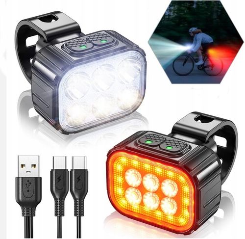 2x lampka rowerowa SPECTER IGO 500lm przód tył NEW na Arena.pl