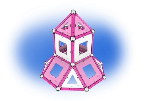 Klocki magnetyczne Pink 104 elementy na Arena.pl
