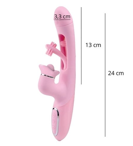 Trzepoczący różowy wibrator na Arena.pl
