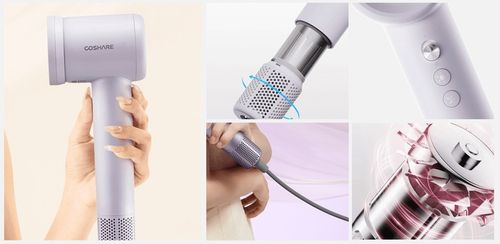 Mocna Suszarka do Włosów COSHARE EssenceRing SuperFlowSE Jonizacja 1300W na Arena.pl