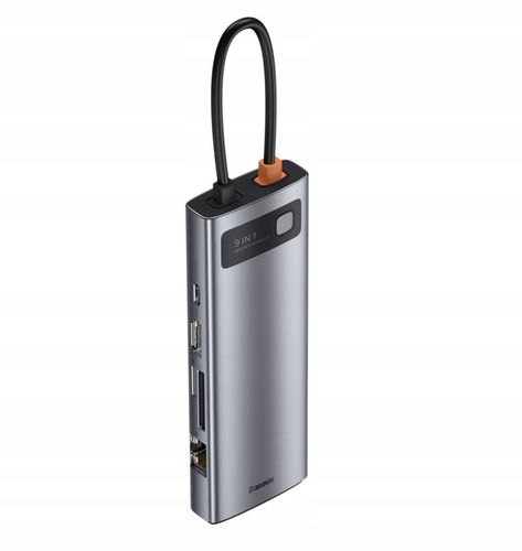 BASEUS ADAPTER HUB USB-C 3xUSB HDMI 9w1 RJ45 SD na Arena.pl