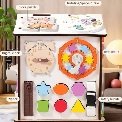 tablica manipulacyjna Domek - kolorowy na Arena.pl