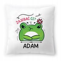 Poduszka Dla Adama Na Urodziny Ze Zdjęciem Na Prezent Biała 40X40 Cm