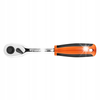 NEO TOOLS GRZECHOTKA PROSTA 1/4 45 ZĘBÓW 155MM PRZEŁĄCZNIK CrMo 08-523