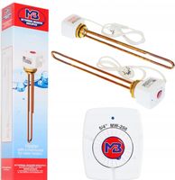 GRZAŁKA DO BOJLERA 5/4" 2000W Z TERMOSTATEM 2kW DN32 MIEDZIANA 230V WUG MB