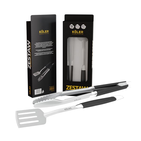 Zestaw akcesoriów do grilla 2el Koler zdjęcie 1