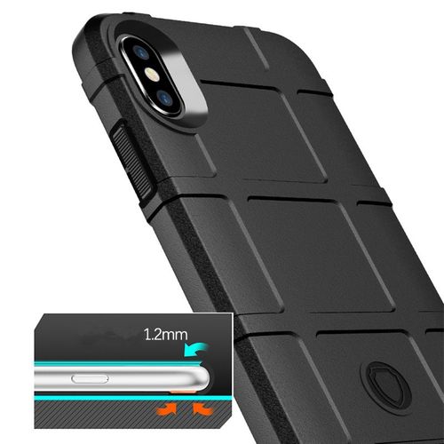 Etui Pancerne Rugged Square Iphone Xs Max Czarne na Arena.pl