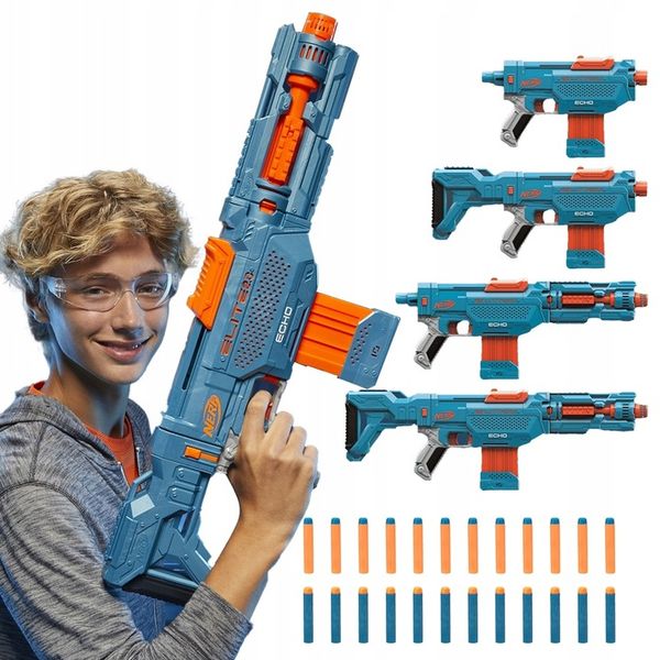 PISTOLET NERF ELITE 2.0 ECHO CS-10 4W1 +24 STRZAŁKI zdjęcie 2