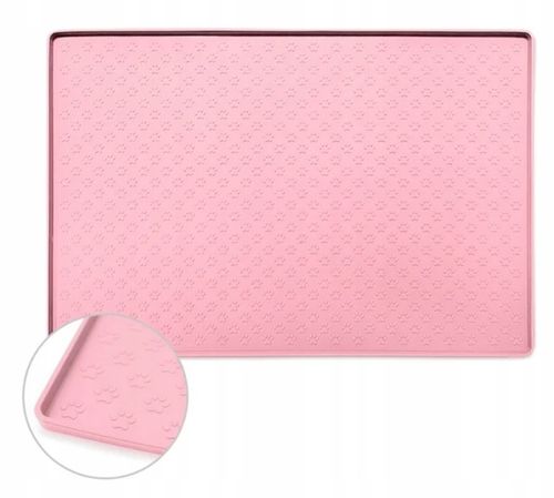 MATA PODKŁADKA POD MISKI DLA PSA KOTA SILIKON 48x30 MIĘKKA WYTRZYMAŁA na Arena.pl