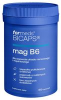 ForMeds BICAPS MAG B6 MAGNEZ cytrynian + wit. B-6 NERWY SERCE MIĘŚNIE KOŚCI