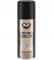K2 BIAŁY SMAR LITOWY Z TEFLONEM PTFE SPRAY ochrona W121 400ML