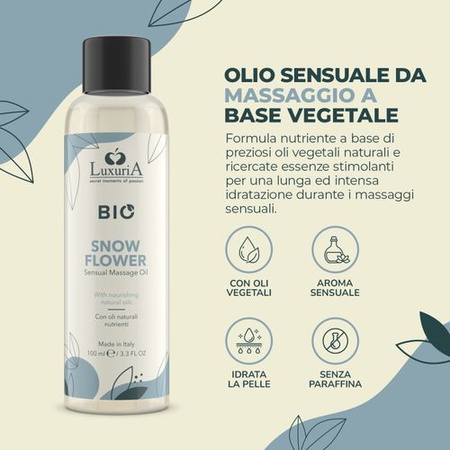 olejek do masażu luxuria bio oil snow flower 100 ml intimateline na Arena.pl