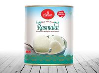 Miękkie kulki serowe w różanym syropie Rasmalai Haldiram's 1kg