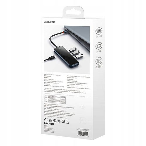 HUB 4IN1 BASEUS ACMEJOY SERIES USB-C DO 3XUSB 3.0 na Arena.pl