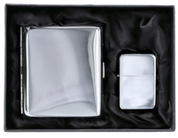 Zestaw Prezentowy Papierośnica Zapalniczka Gentelo